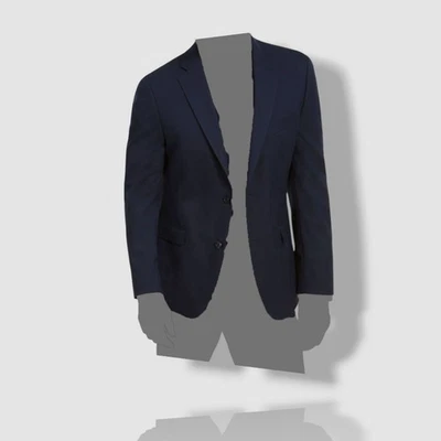 $595 Traje Chaqueta Pantalones Alfani Para Hombre Azul Sólido Ajustado Elastizado 3 Piezas Talla 44L Foto 1 de 3