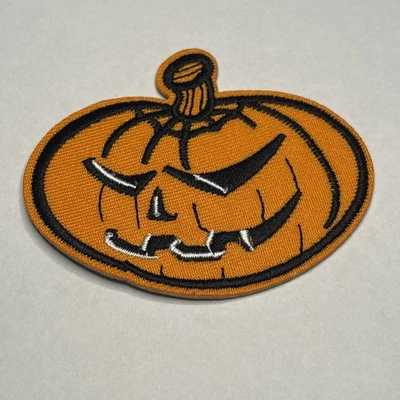 Iron Sew On Patch - Halloween Pumpkin XX - Image 1 of 3