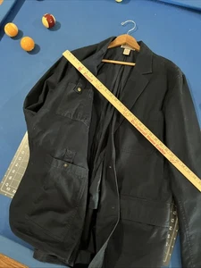 Duluth Trading Gentlemen’s Jacket Size XL Tall Navy Blue Tactical / Conceal Coat - Picture 1 of 17