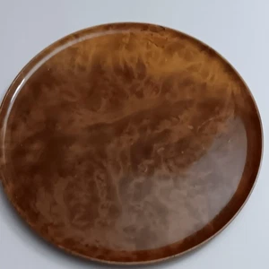 RARE, Myrtle Wood Plate, Vintage, Handmade, by Kenneth E. Molitor in Oregon - Picture 1 of 18