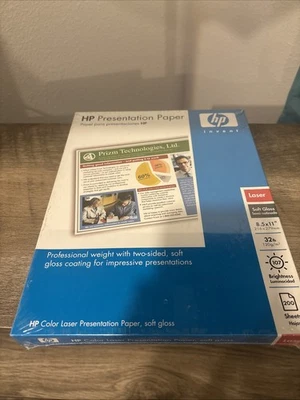 HP Soft Gloss Presentation Laser Paper 200 Sheets 8.5x11 Q6541A NEW - Image 1 of 4