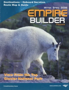 AMTRAK EMPIRE BUILDER MAGAZINE, WINTER SPRING 2006 - Picture 1 of 4
