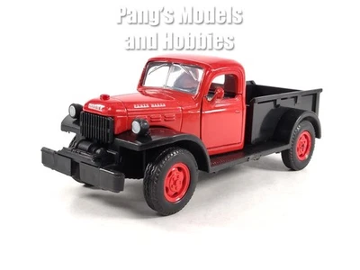 1946 Dodge Power Wagon Pickup Truck 1/32 Scale Diecast Model - Newray - RED - Image 1 of 4