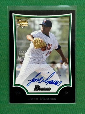 2009 Bowman бейсбол автограф #228 Хосе Михарес RC - Изображение 1 из 2