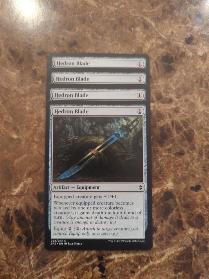 (4) Hedron Blade *PLAYSET* Battle for Zendikar Regular NM MTG - Image 1 of 1