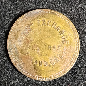 POSTBÖRSE ALCATRAZ ISLAND, CAL. GF 50¢ IN WARE ORIGINAL TOKEN B2289 - Bild 1 von 4