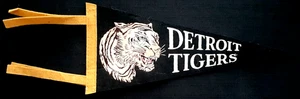 ORIGINAL DETROIT TIGERS 40er - 50er Jahre BASEBALL VINTAGE FULL SIZE WIMPEL 26303 - Bild 1 von 3