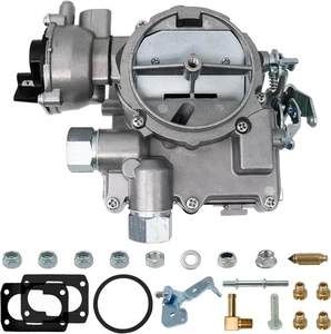 Marine Carburetor 2 Barrel W/Gasket 2.5/3.0L 4CYL W/Long Linkage For Mercruiser - Picture 1 of 9
