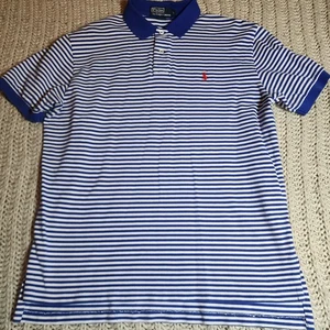 Polo Ralph Lauren a Rayas Azul y Blanco Grande para Hombre - Imagen 1 de 13