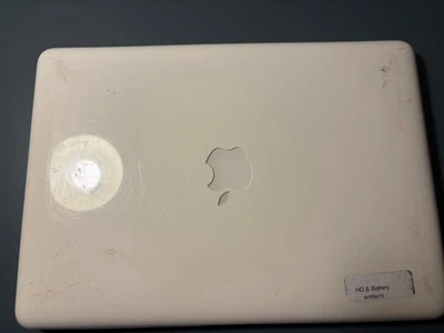 Apple MacBook (A1342, weiß, 2009–2010) – defekt, ungeprüft, Bastlergerät - Bild 1 von 4