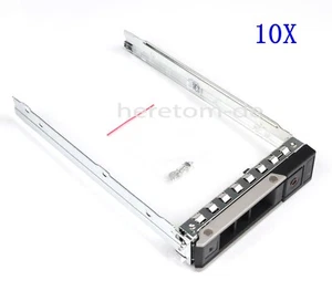 10X Dell 3,5" SAS - SATA Hot Swap HDD Rahmen - Caddy 0X7K8W R440 R640 R740 ... - Bild 1 von 3