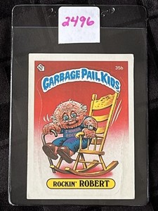 1985 Topps Garbage Pail Kids Card Series 1 OS1 Matte Back GPK Rockin' Robert 35b