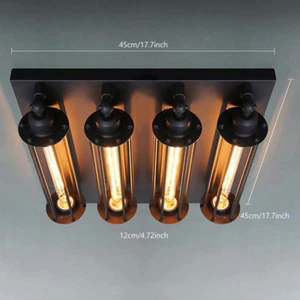 Retro classics Steampunk Wall Sconce Ceiling Lamp Flush Mount T30 Light Fixture - Picture 1 of 11