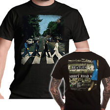 The Beatles Vintage Abbey Road Crossing T Shirt OFFICIAL Black New S-2XL 03MB