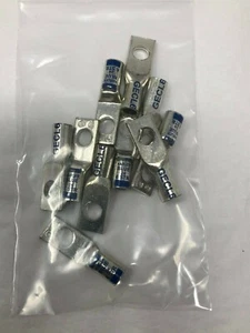 Harger GECL6 1-Hole Compression Lug Blue 24 6-STR Lot of 10 - Picture 1 of 2