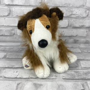 Ganz Webkinz Collie 8" Plush Dog Realistic HM149 Retired Stuffed Animal No Code - Picture 1 of 3