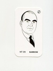 #LK.2661 ED BARROW Variant "B" Spot The Winner Baseball Game Card