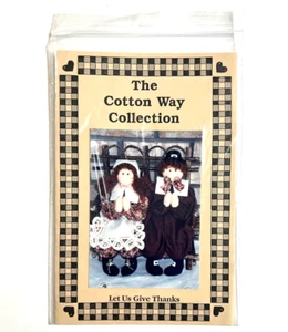 Cotton Way Sammlung Muster Let Us Give Thanks 16" Pilgerpuppen Thanksgiving - Bild 1 von 5