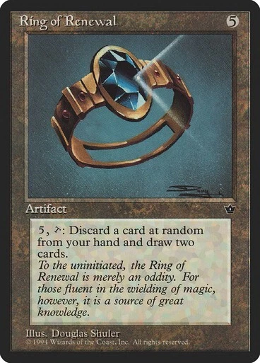 MTG - Ring of Renewal - Reserved List - Fallen Empires - Magic the Gathering - Image 1 of 1