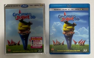 Gnomeo and Juliet 3D (Blu-ray 3D/2D + DVD w/ Lenticular Slipcover) Animation - Picture 1 of 4