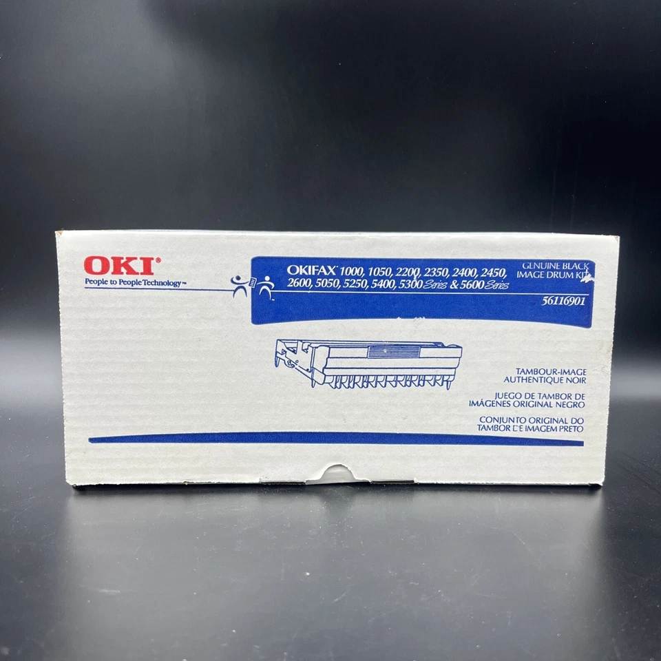 OKIFAX 1000, 1050, 2200, 2350, 2400 2600 5050 5400 Negro Imagen Tambor Nuevo 56116901 Foto 1 de 4