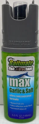 Baitmate MAX ULTRA Aroma ajo y sal NUEVO Atractivo de pescado FÓRMULA CONCENTRADA Foto 1 de 4
