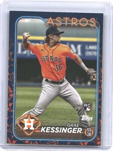 GRAE KESSINGER RC SSP Team Color Border Variation 2024 Topps Astros - Picture 1 of 2