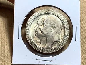1910-A Germany Prussia 3 Mark Uncirculated Silver! Berlin University - Picture 1 of 4