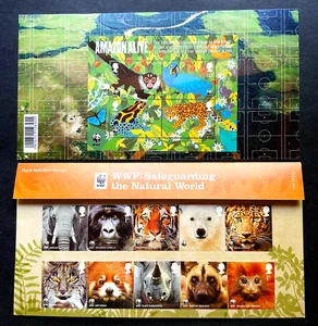 Great Britain GB UK "ANIMALS ~ WWF: SAFEGUARDING NATURAL WORLD" Pres Pack 2011 - Picture 1 of 12
