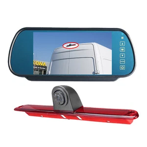 7" Mirror Monitor Brake Light Backup Camera For Mercedes Benz Sprinter Craft - Picture 1 of 12