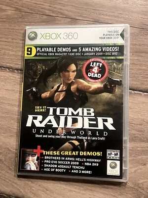 Tomb Raider: Underworld Xbox 360 Magazine Demo Disc #92 CIB - Image 1 of 4