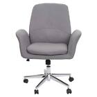 Poltrona sedia ufficio girevole ergonomica regolabile HWC-K23 braccioli grigio