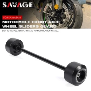 Front Wheel Fork Axle Cap Slider Guard For KAWASAKI H2R H2 SX NINJA ZX10R/10RR - Picture 1 of 9