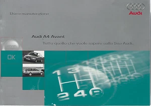 AUDI A4 AVANT 8D Uso e manutenzione 1995 1996 Handbuch BA - Picture 1 of 1