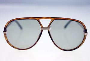 Playboy 4576 10 men's vintage pilot-style sunglasses circa 1980s + leather case - Picture 1 of 18