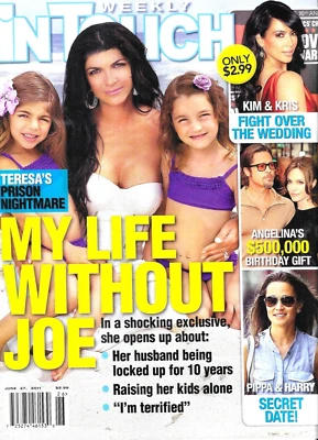 In Touch Weekly Magazine Teresa Giudice Kim Kardashian Angelina Jolie Brad Pitt Foto 1 de 4