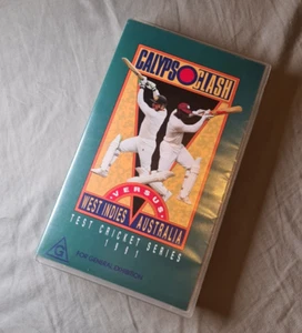 AUSTRALIA vs WEST INDIES 1991 TEST SERIES CRICKET VIDEO not DVD CALYPSO CLASH - Picture 1 of 2
