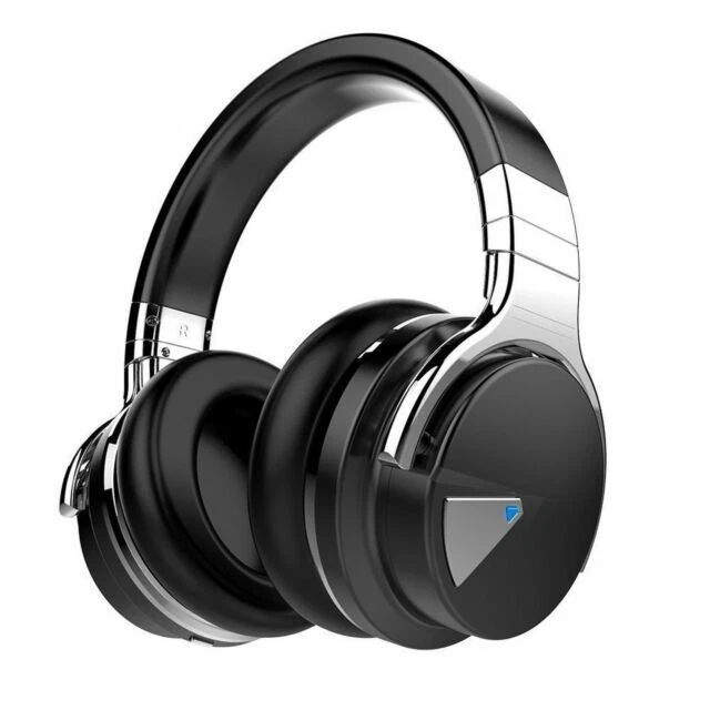 Cowin E7 Active Noise Cancelling Wireless Bluetooth Headphones - Black
