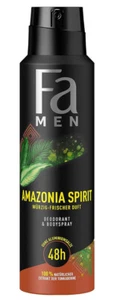 (27,72€/L) Fa Men Deodorant & Bodyspray Amazonia Spirit 6x150ml - Bild 1 von 1