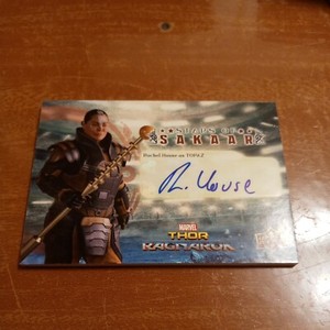 RACHEL HOUSE TOPAZ 2017 UPPER DECK STARS OF SAKAAR THOR RAGNAROK AUTOGRAPH AUTO
