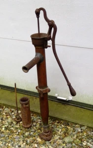 Awesome Antique Copper & Cast iron hand water pump - Picture 1 of 19