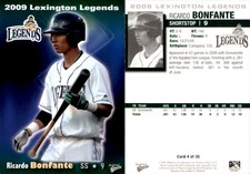 Ricardo Bonfante 2009 MultiAd Lexington Legends #4 Card *AutographDen*