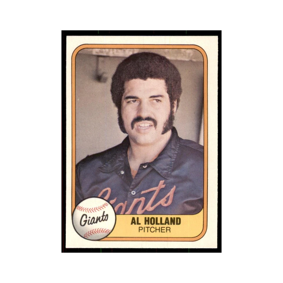 1981 Fleer Al Holland Baseball Cards #445 - Image 1 of 3