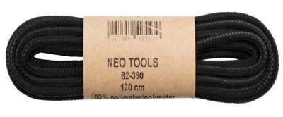 NEO TOOLS LACCI STRINGHE PER SCARPE TONDI SCARPONI DA LAVORO TREKKING CM. 120 Ø MM. 4
