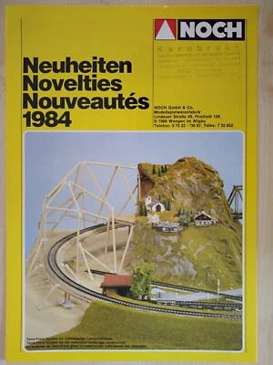 Noch Model Toy Factory Catalogue Novelties 1984, A4, 8 Pages - Image 1 of 2