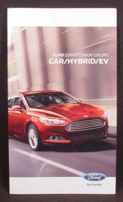 2015 FORD CAR PAINT COLOR CHIP BROCHURE - MUSTANG, TAURUS,  FOCUS , ETC. - Image 1 of 2