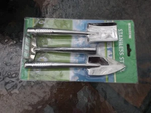 Xingda Garden Tools Set, 3 Piece Stainless Steel Gardening Kit New in pack Gift - Picture 1 of 3