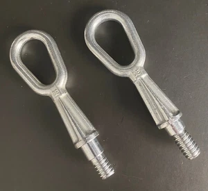 Set of 2 Original Genunine OEM 2005 BMW X5 Tow Eye Hooks New PreOwned Never Used - Picture 1 of 4