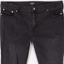 Mens SuperDry 02 TRAVIS Slim Skinny Stretch Black Jeans W38 L32