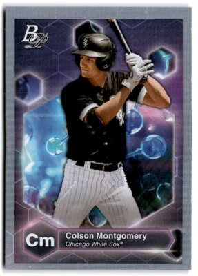 2022 Bowman Platinum Precious Elements #PE-4 Colson Montgomery  White Sox - Image 1 of 2